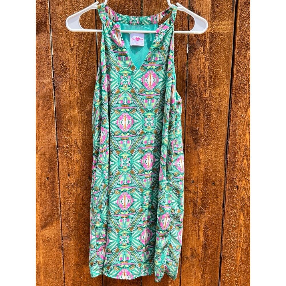 Buddy Love Tropical Boho Halter Summer Dress Size M Excellent Condition